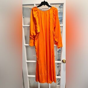 *NWT* 🍊 H&M Orange Caftan Maxi Dress